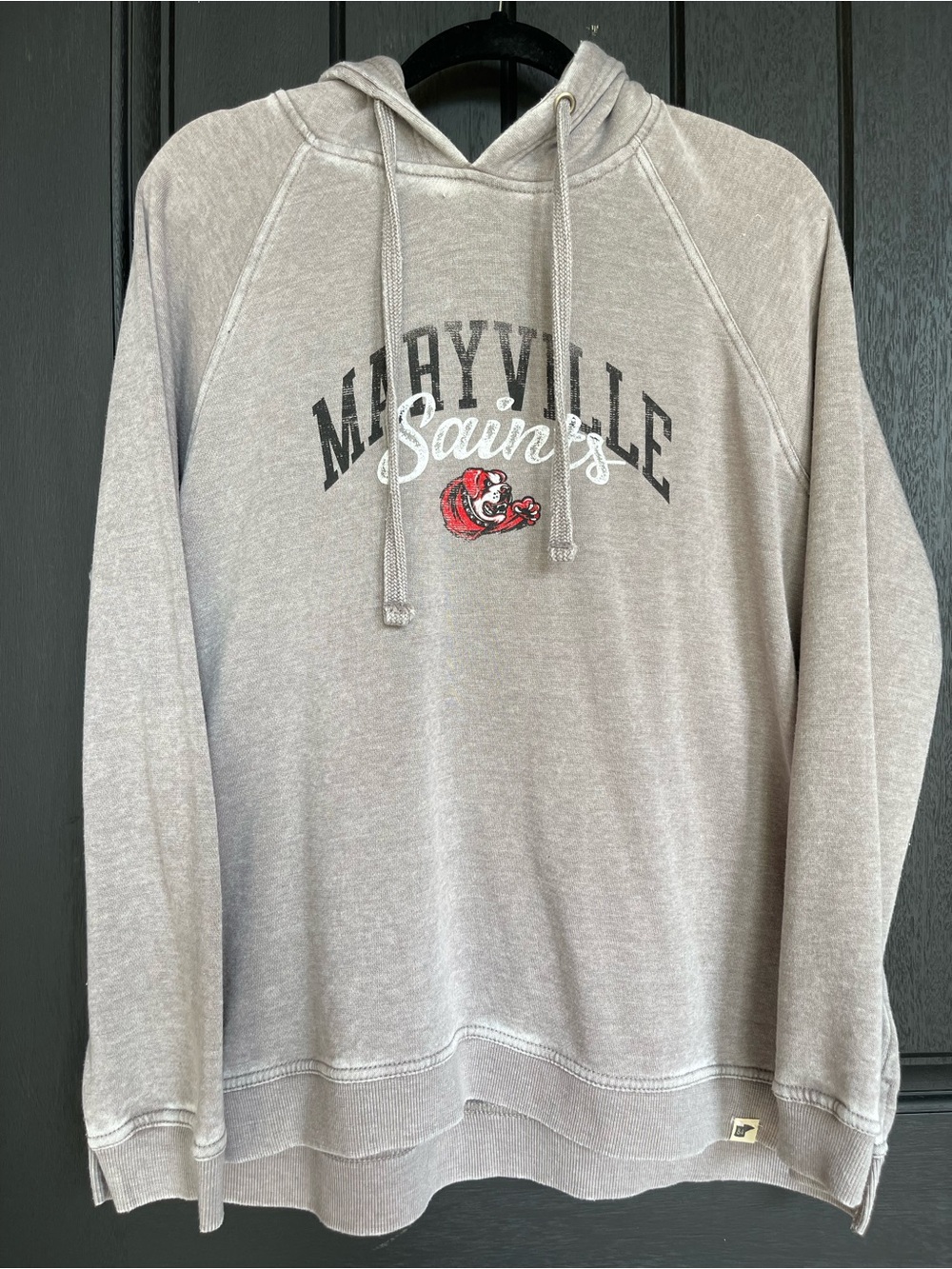 Maryville Saints Gray Hoodie Sweatshirt Size Large